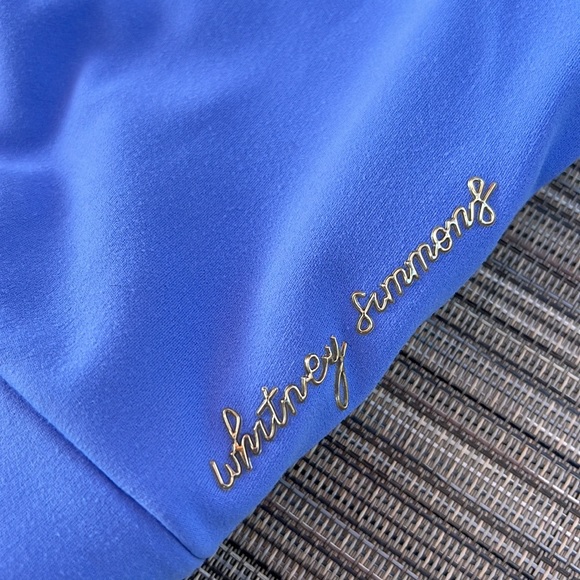 Gymshark Whitney Simmons Sport Bra Blue Size Medium - Picture 5 of 11